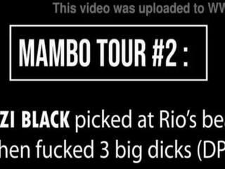 Mambo tour &num;2 &colon; meyzi ब्लॅक उठाया पर रियो डे janeiro बीच फिर हो जाता है गड़बड़ द्वारा 3 बड़ा लंड &lpar;dp&comma; anal&comma; atm&comma; डर्टी talk&comma; बॉल्स licking&rpar; ob146