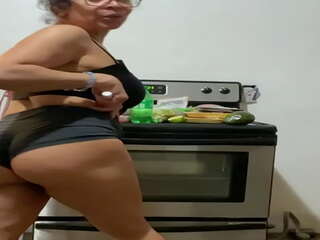 Anna maria marriageable latina beguiling Dominican MILF in black part three
